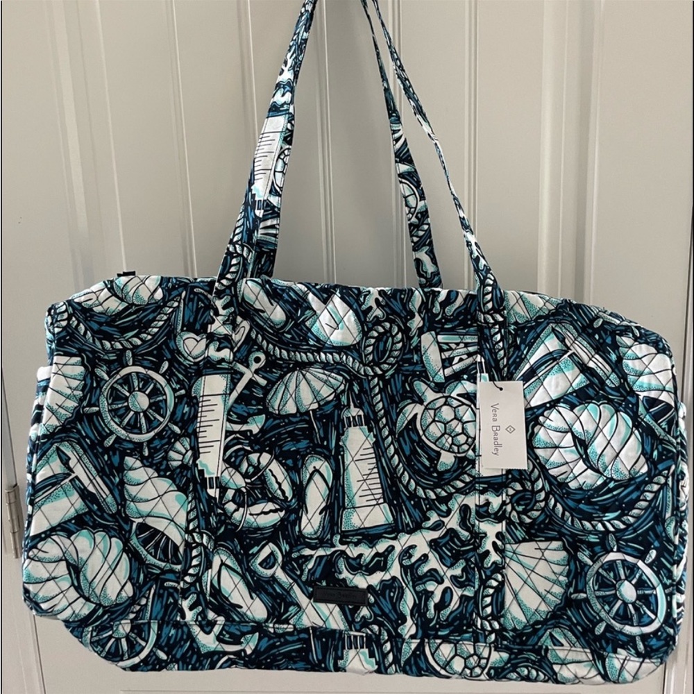 Vera Bradley large duffle bag travel bag NWT